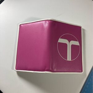 Trina Turk pink & white passport cover  - NEW